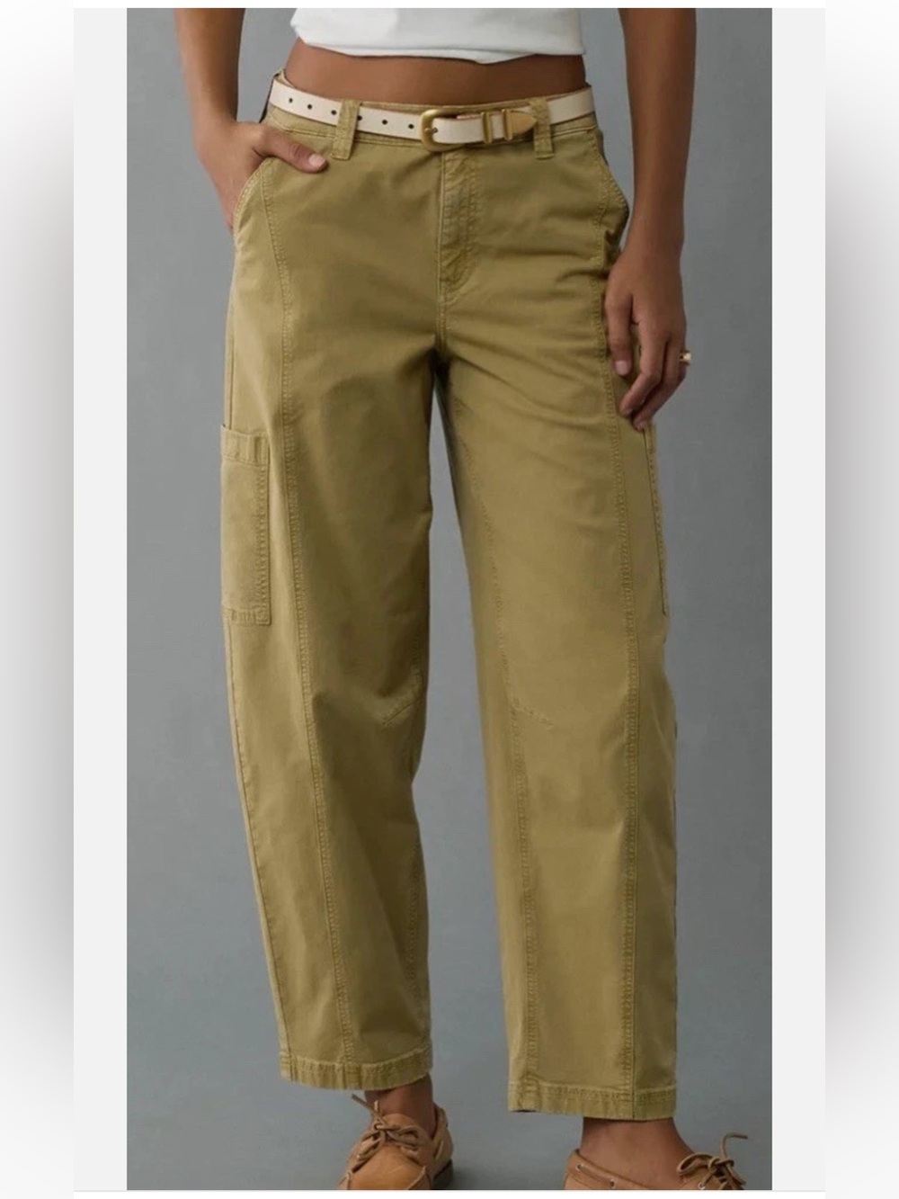 American Eagle Outfitters Olive Khaki Stretch Pants